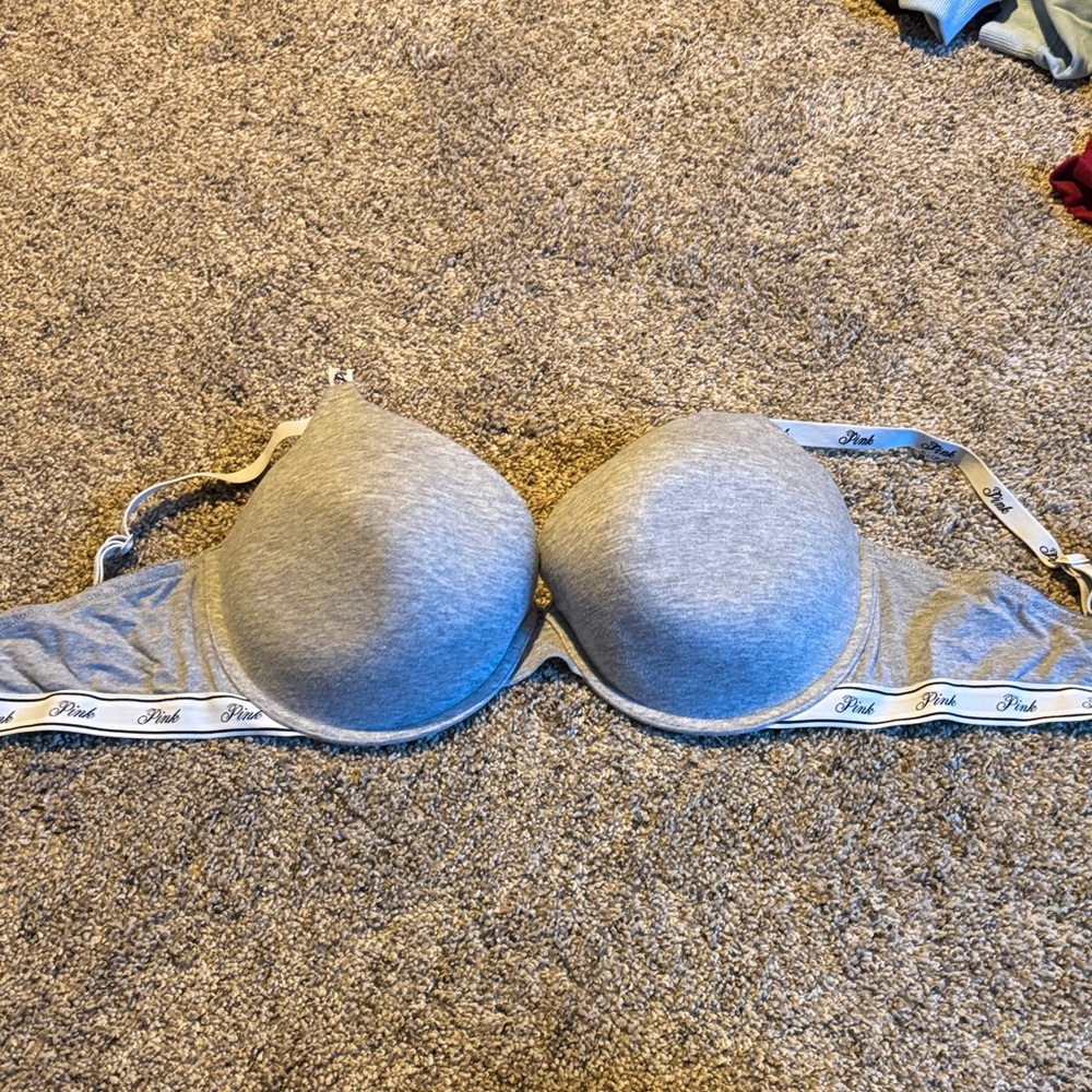 PINK Victoria's Secret Gray Bra